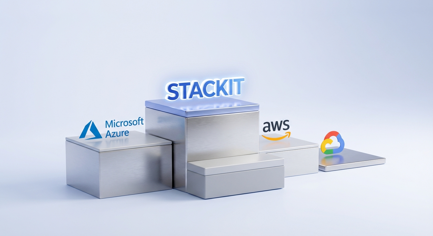 Stackit on a medaling podium as a "clear" winner